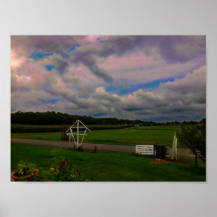 Looking Towards the Hills Poster