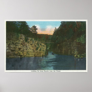 Looking up Long Rapids from the Flume Poster