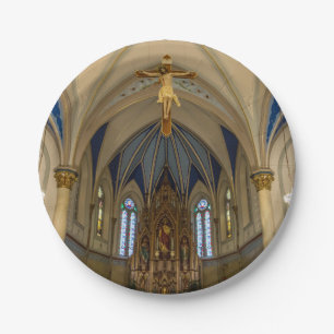 Looking Up St Peter Altar Paper Plate