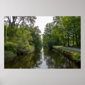 Looking up the canal poster