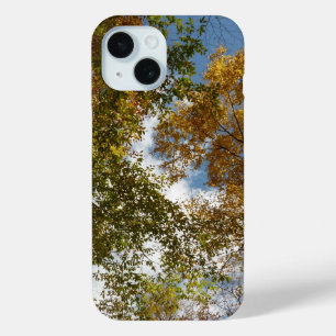 Looking Up to Fall Leaves II Autumn Nature iPhone 15 Case