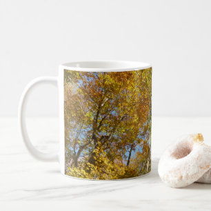 Looking Up to Fall Leaves III Colourful Foliage Coffee Mug