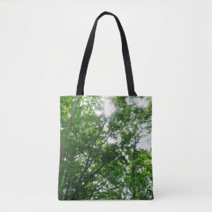 Looking Up to Summer Trees Tote Bag