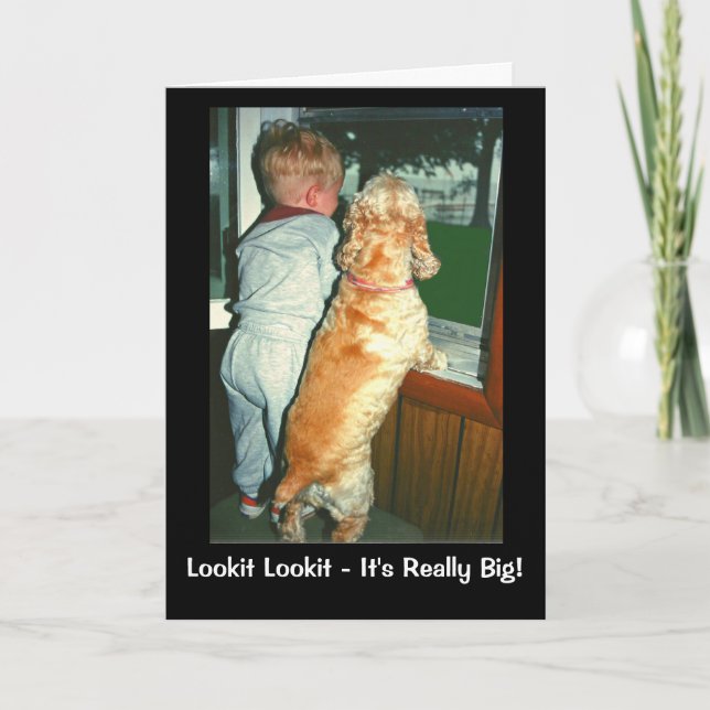 Lookit! Another Birthday Is Heading Your Way! Card (Front)