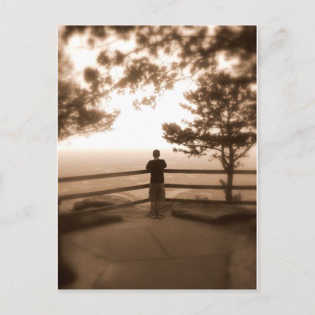 Lookout Blue Ridge Mountains Postcard (Front)