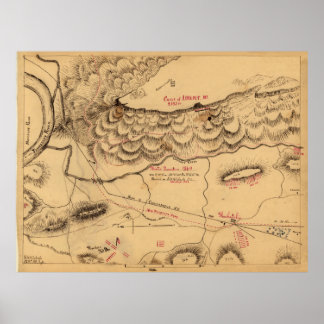 Lookout Mountain, Winter Quarters 1864 Poster