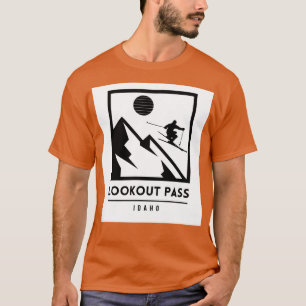 Lookout Pass ski Idaho usa TShirt 1
