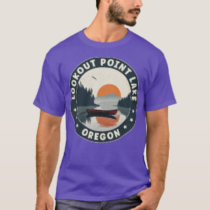 Lookout Point Lake Oregon Sunset T-Shirt