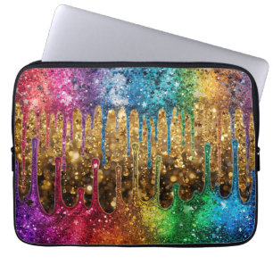 Looks Like Glitter on a Customized Electronics Bag