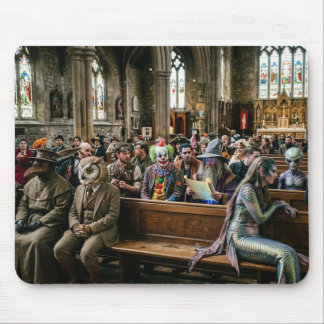 Looks Like The Weirdos Have Taken Over The Church Mouse Mat