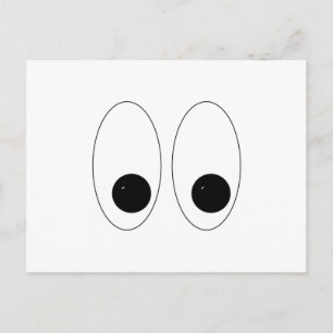 Looky There Eyes Postcard