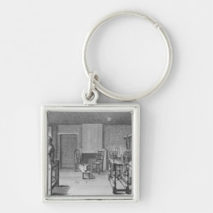 Loom for weaving stockings key ring