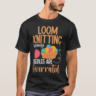 Loom Knitter Machine Tools Yarn Collecting Fiber A T-Shirt