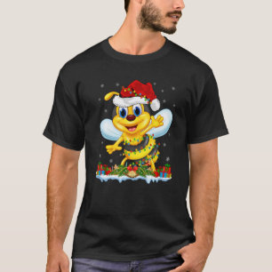 Loon Bird Lover Family Matching Santa Hat Loon Chr T-Shirt
