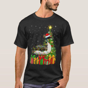 Loon Bird   Xmas Holiday Santa Loon Bird Christmas T-Shirt