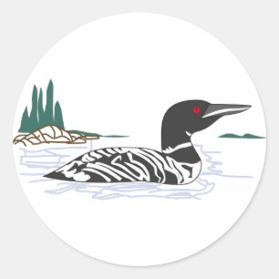 Loon Classic Round Sticker