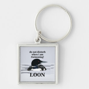 Loon Common Loon Bird Lake Funny Key Ring