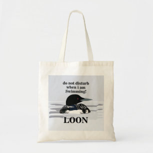 Loon Common Loon Bird Lake Funny Tote Bag