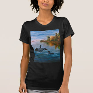 Loon Dance Ladies Tshirt