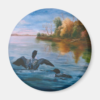 Loon Dance Magnet