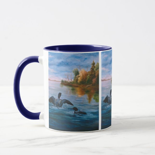 Loon Dance Mug (Left)