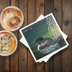 Loon Family Outing Napkin