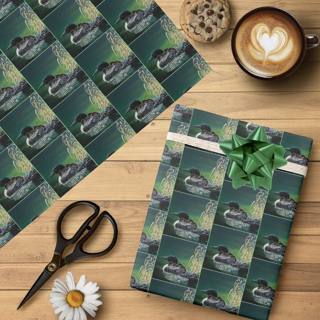 Loon Family Outing Wrapping Paper (Creator Uploaded)
