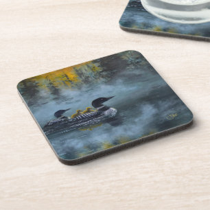 Loon Family Painting Coaster