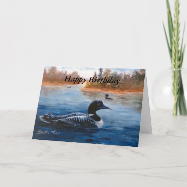 Loon Lake Blank Card (Front)