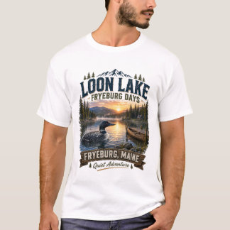 Loon Lake Fryeburg Days Teen T-Shirt