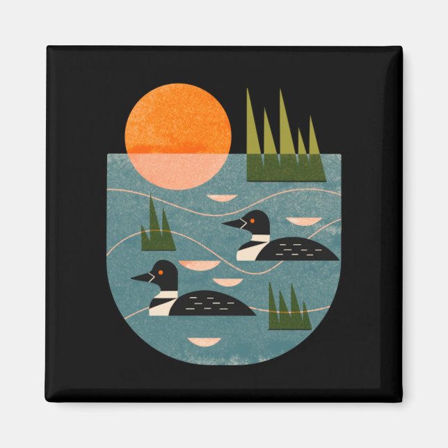 Loon Lake Magnet (Front)