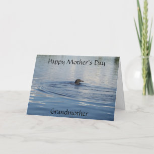 Loon Mother's Day Card for a Grandmother