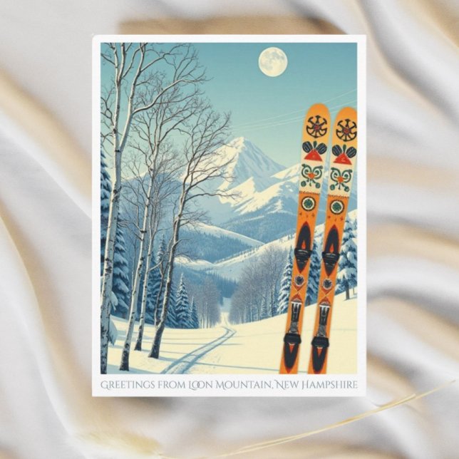 Loon Mountain New Hampshire ski area Postcard (Creator Uploaded)