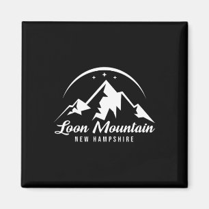 Loon Mountain New Hampshire Ski Resort Skiing Snow Magnet