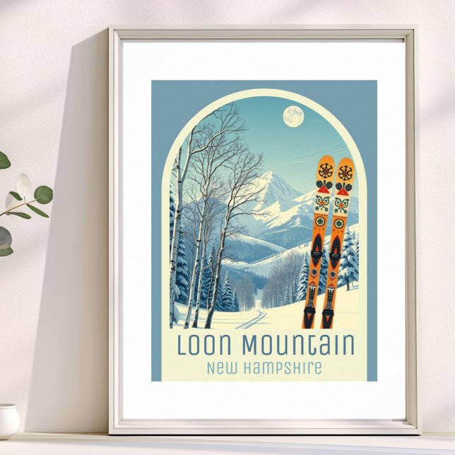Loon Mountain New Hampshire ski vacation Poster (Creator Uploaded)