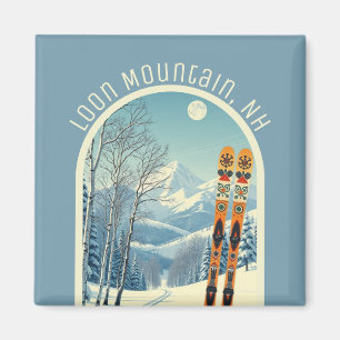 Loon Mountain New Hampshire vacation souvenir Magnet