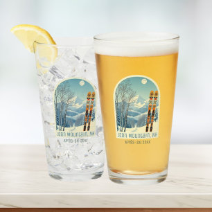 Loon Mountain NH vacation après ski shot glass