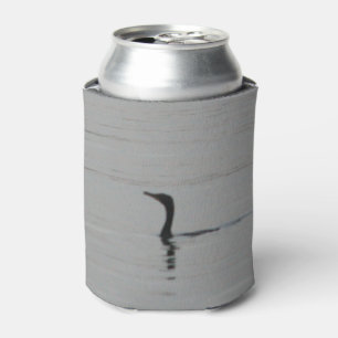 Loon on the Lake Can Cooler