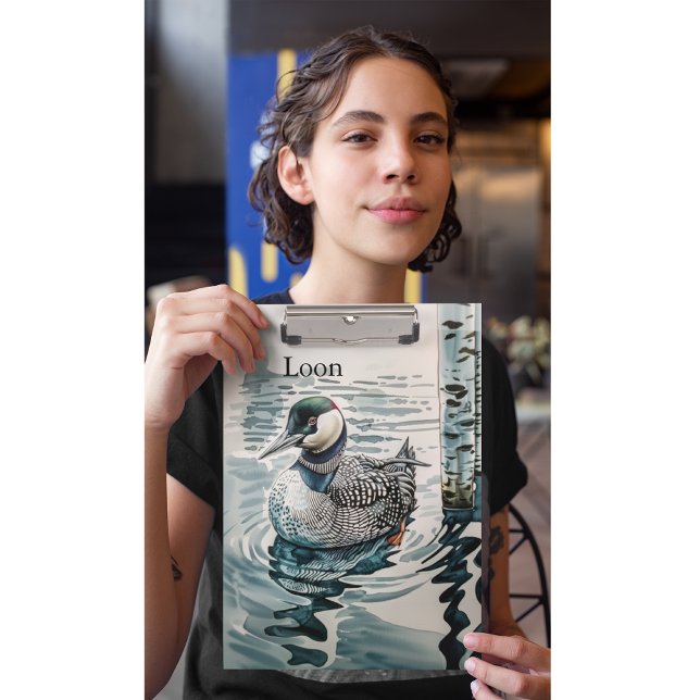 Loon on the water, Clipboard (Creator Uploaded)