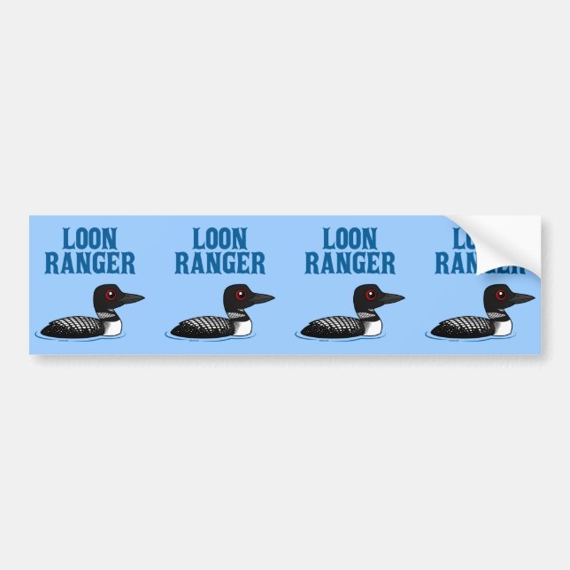 Loon Ranger Bumper Sticker (Front)
