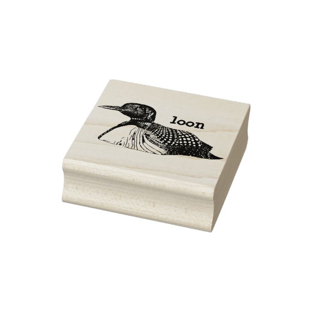 loon rubber stamp (Stamp)
