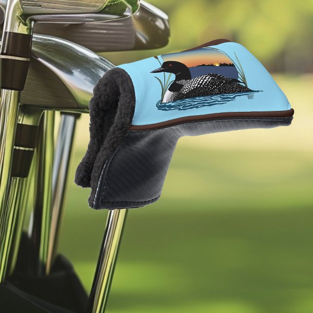 Loon Sunset Blue Golf Head Cover (Creator Uploaded)