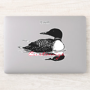 Loon Swimming Bird Art Thunder_Cove