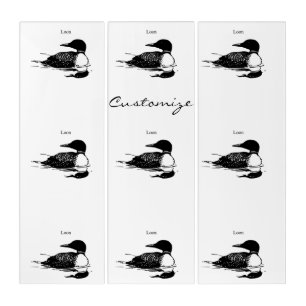 Loon Swimming Bird Art Thunder_Cove