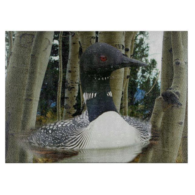 Loon Wilderness Cutting Board (Front)