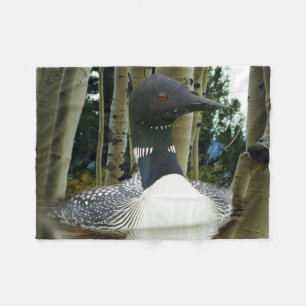 Loon Wilderness Fleece Blanket