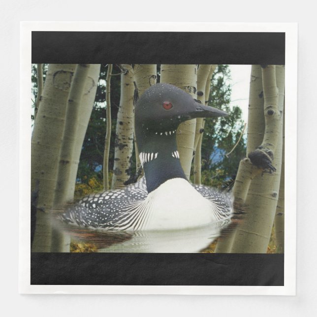 Loon Wilderness Napkin (Front)