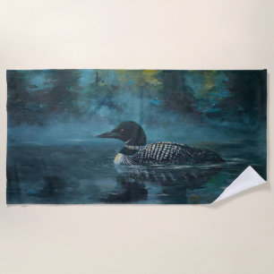 Loonell - Loon Duck Beach Towel