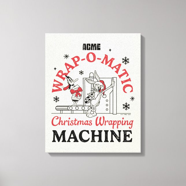 LOONEY TUNES™ | ACME Wrap-O-Matic Wrapping Machine Canvas Print (Front)
