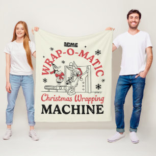 LOONEY TUNES™ ACME Wrap-O-Matic Wrapping Machine Fleece Blanket
